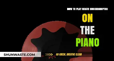Mastering Waste by BROCKHAMPTON: Piano Tutorial for Beginners