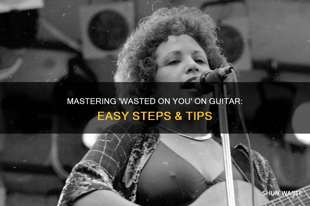 how to play wasted on you on guitar