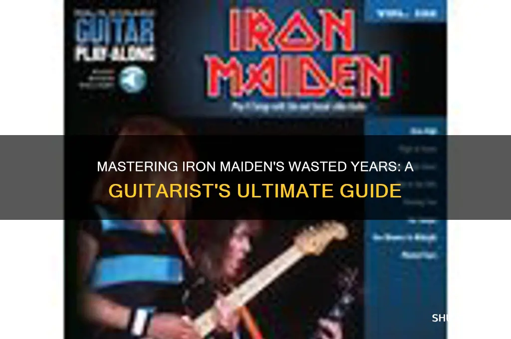 how to play wasted years by iron maiden