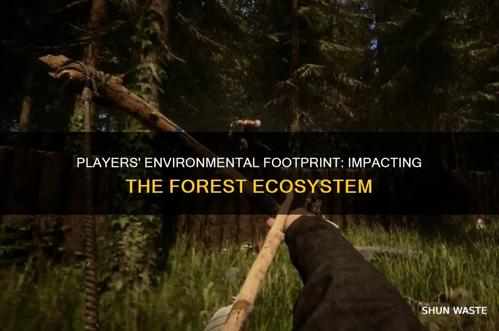 how to players impact the environment in the forest