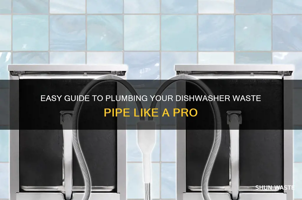 how to plumb a dishwasher waste pipe