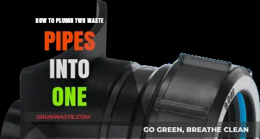 Plumbing Made Easy: Combining Two Waste Pipes into One Efficiently