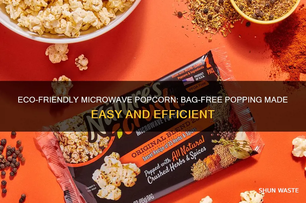 how to pop popcorn in microwave without wasting bags