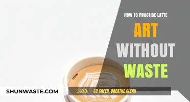 Eco-Friendly Latte Art: Mastering Designs Without Wasting Milk