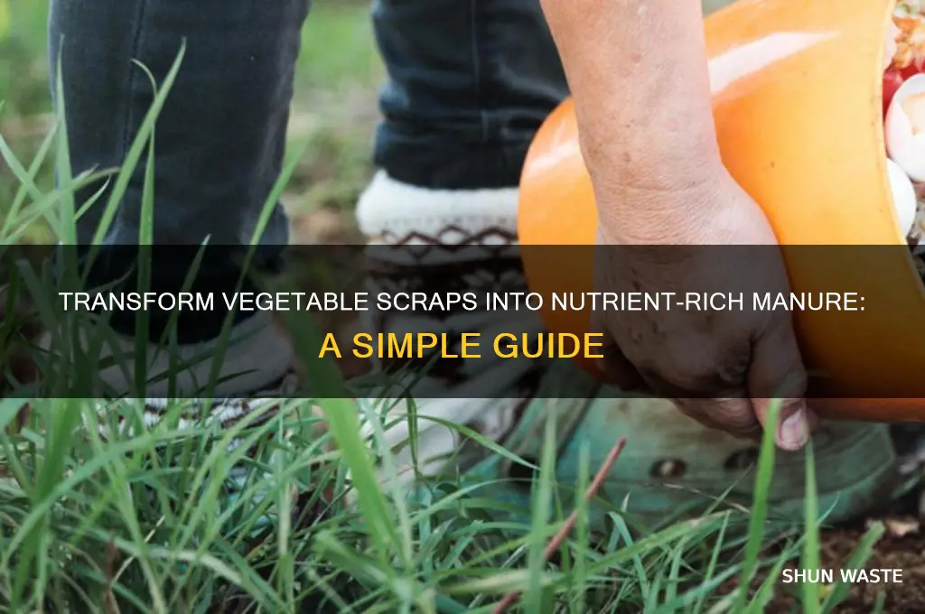 how to prepare manure from vegetable waste