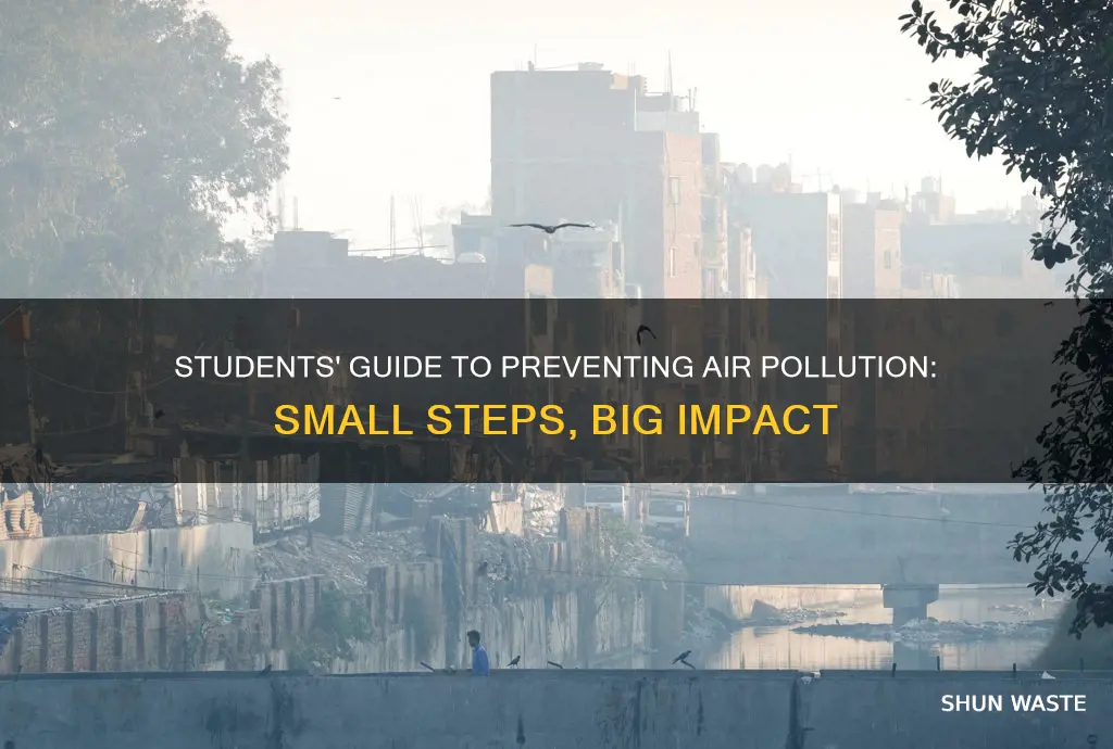 how to prevent air pollution as a student
