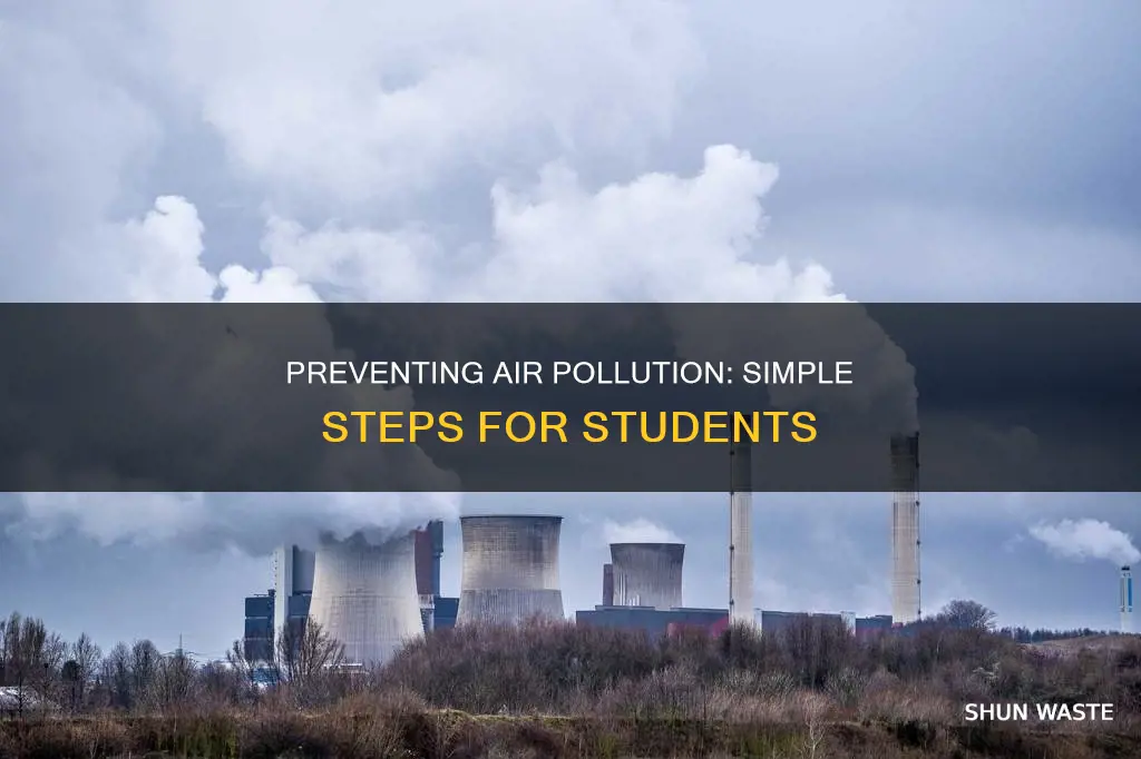 how to prevent air pollution class 9