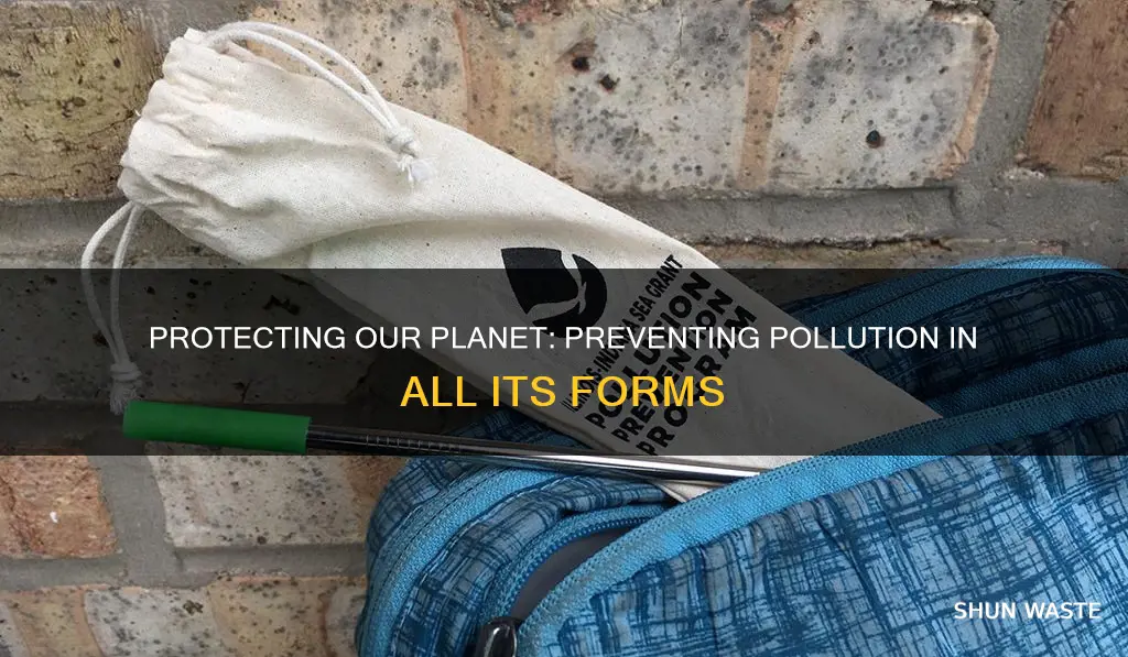 how to prevent all types of pollution
