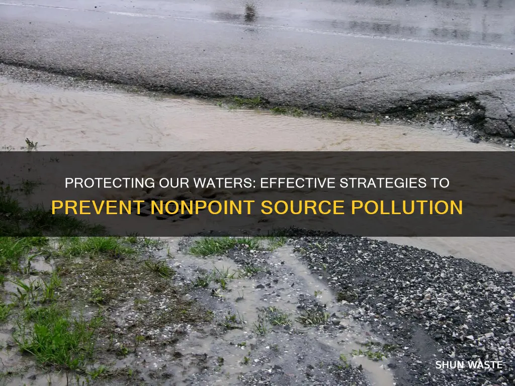 how to prevent nonpoint source water pollution