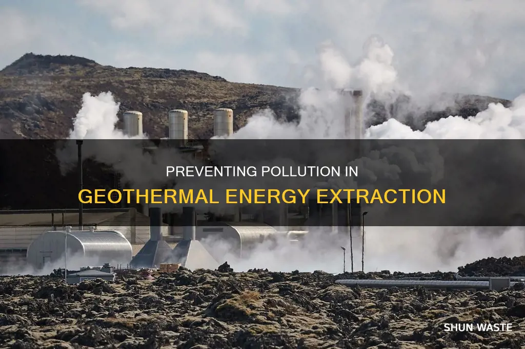 how to prevent pollution from geothermal energy