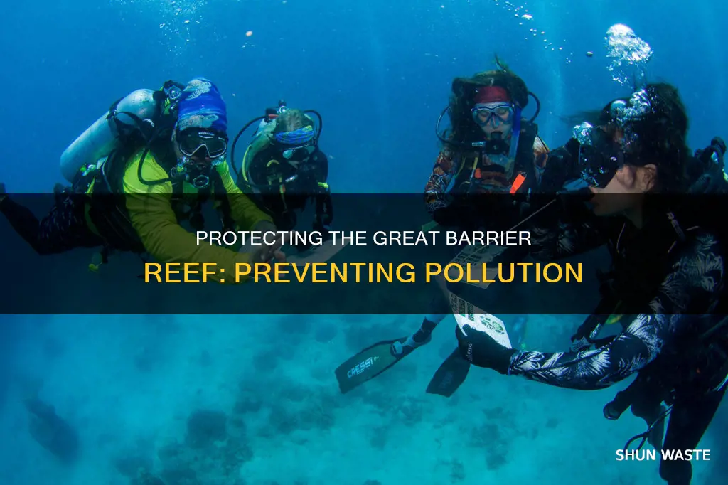 how to prevent pollution in the great barrier reef