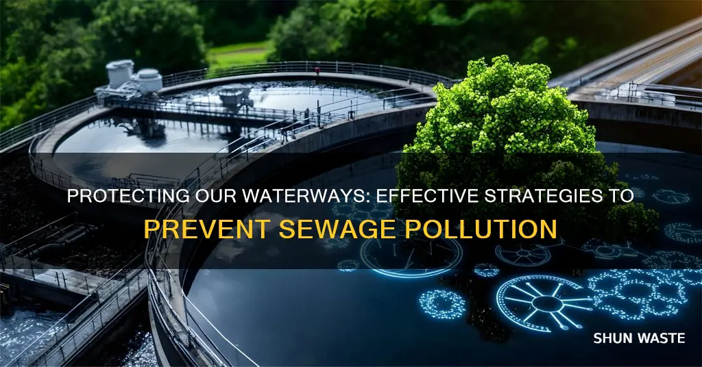 how to prevent sewage water pollution