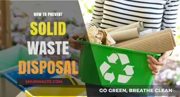 Eco-Friendly Solutions: Preventing Solid Waste Disposal