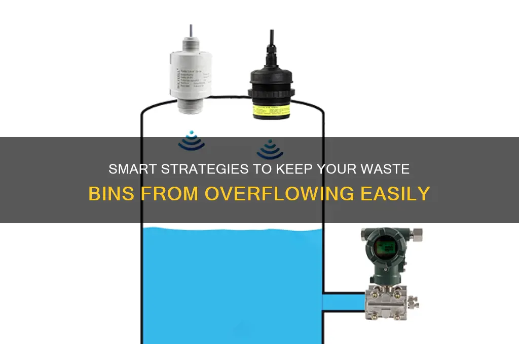 how to prevent waste bins from overflowing