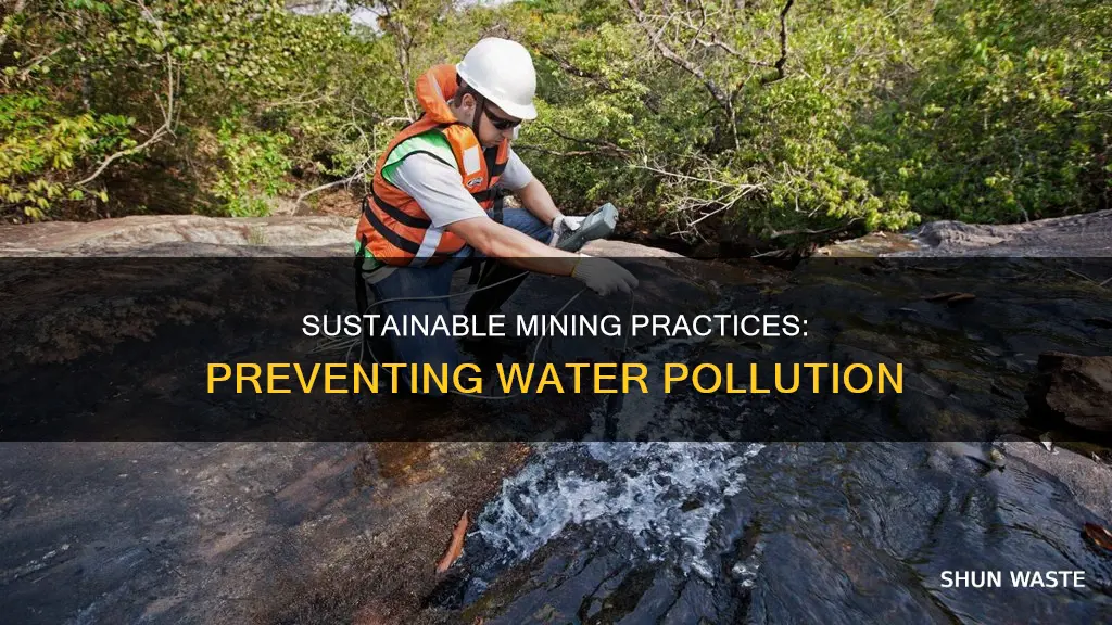 how to prevent water pollution from mining