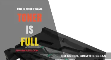 Check and Clear: How to Print When Waste Toner is Full