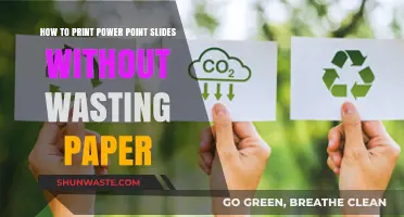 Eco-Friendly Printing: Efficiently Print PowerPoint Slides and Save Paper