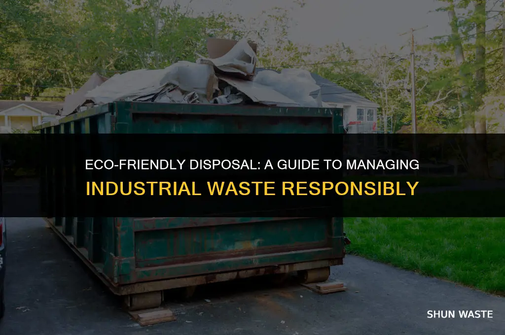 how to properly dispose of industrial waste