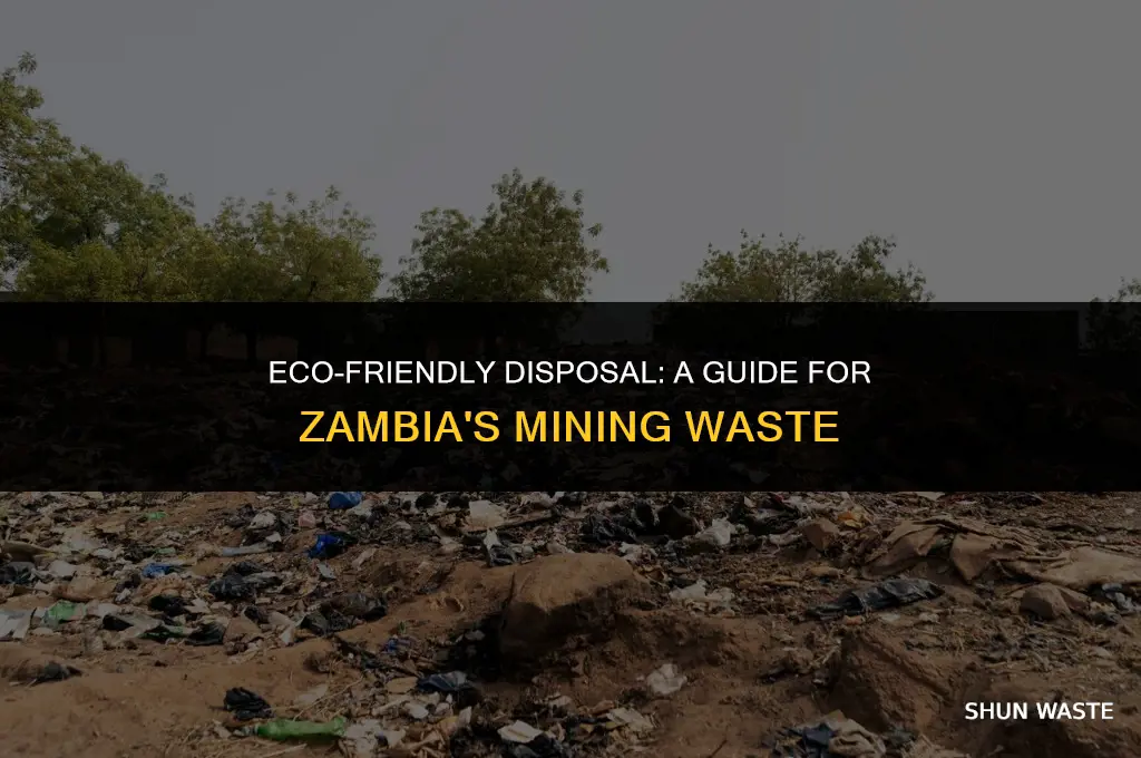 how to properly dispose of waste mining companies zambia