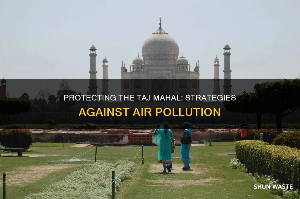 how to protect taj mahal from air pollution