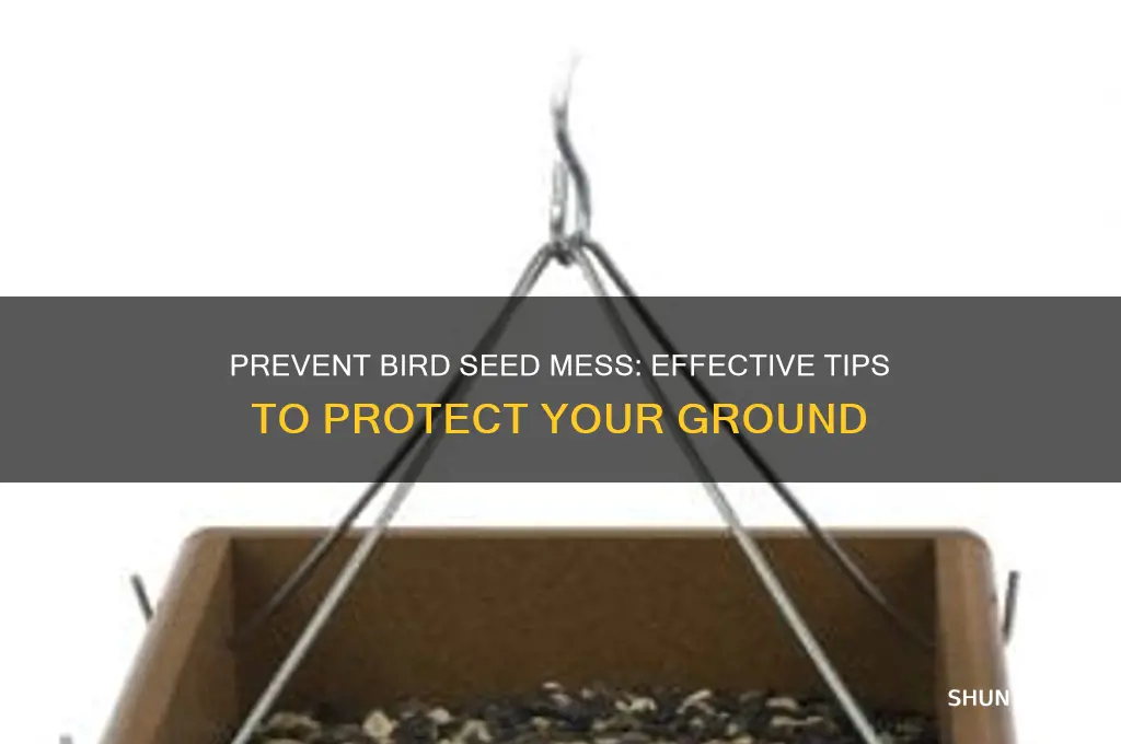 how to protect your ground from bird seed waste