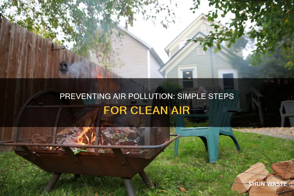 how to provent air pollution