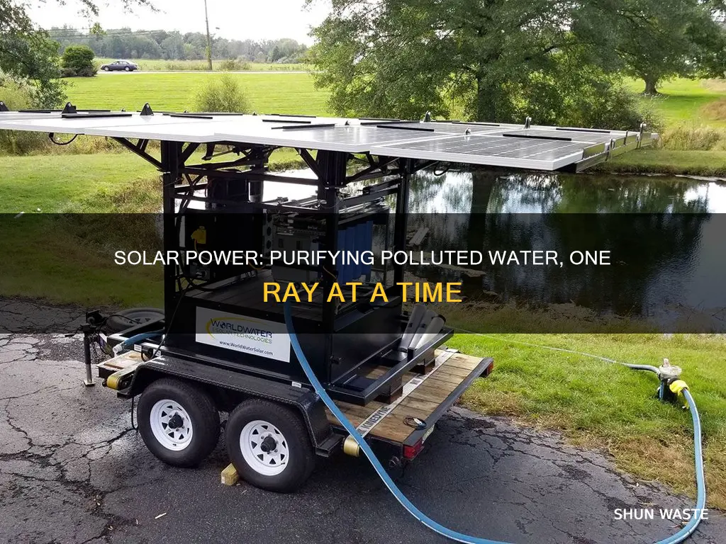 how to purify polluted water using solar energy