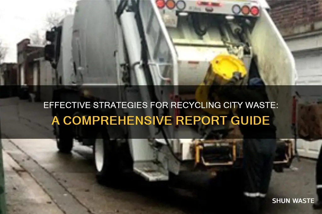 how to recycle city waste make a report