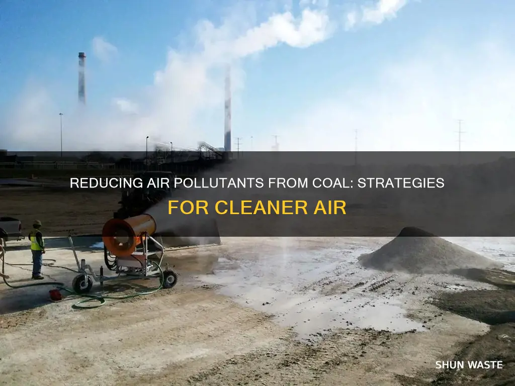 how to reduce air pollutants from coal