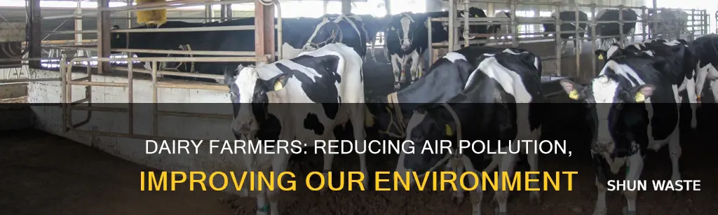 how to reduce air pollution as a dairy farmer