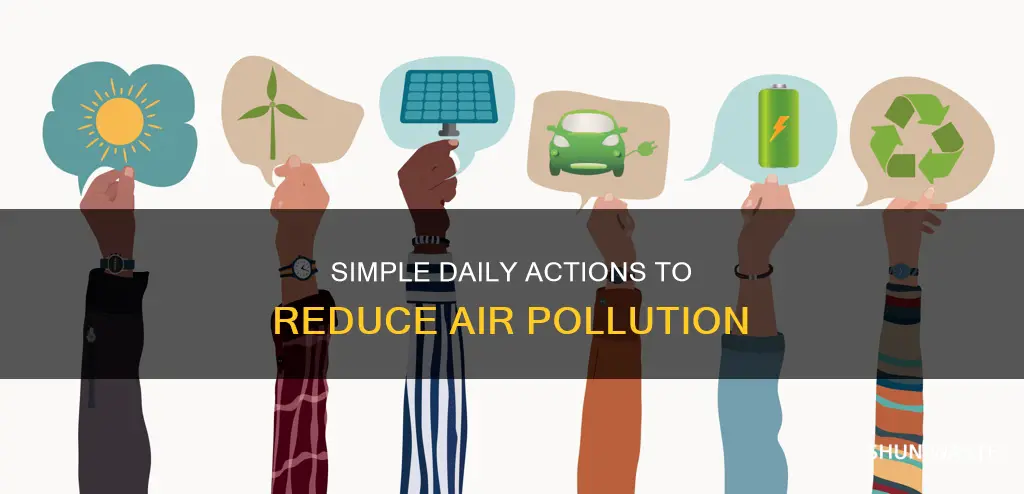 how to reduce air pollution at individual level