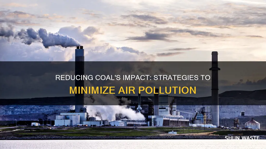 how to reduce air pollution from burning coal