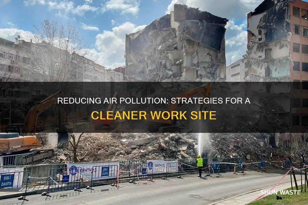 how to reduce air pollution on site