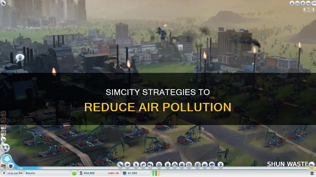 how to reduce air pollution simcity