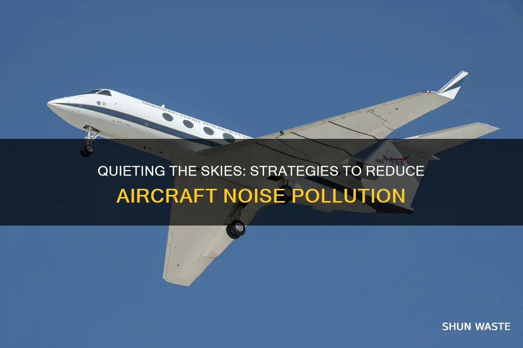 how to reduce aircraft noise pollution