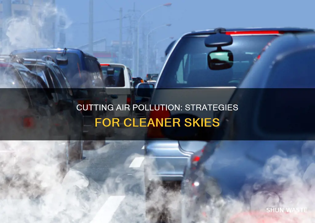 how to reduce amount of pollution released into air