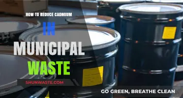 Effective Strategies to Minimize Cadmium in Municipal Waste Streams
