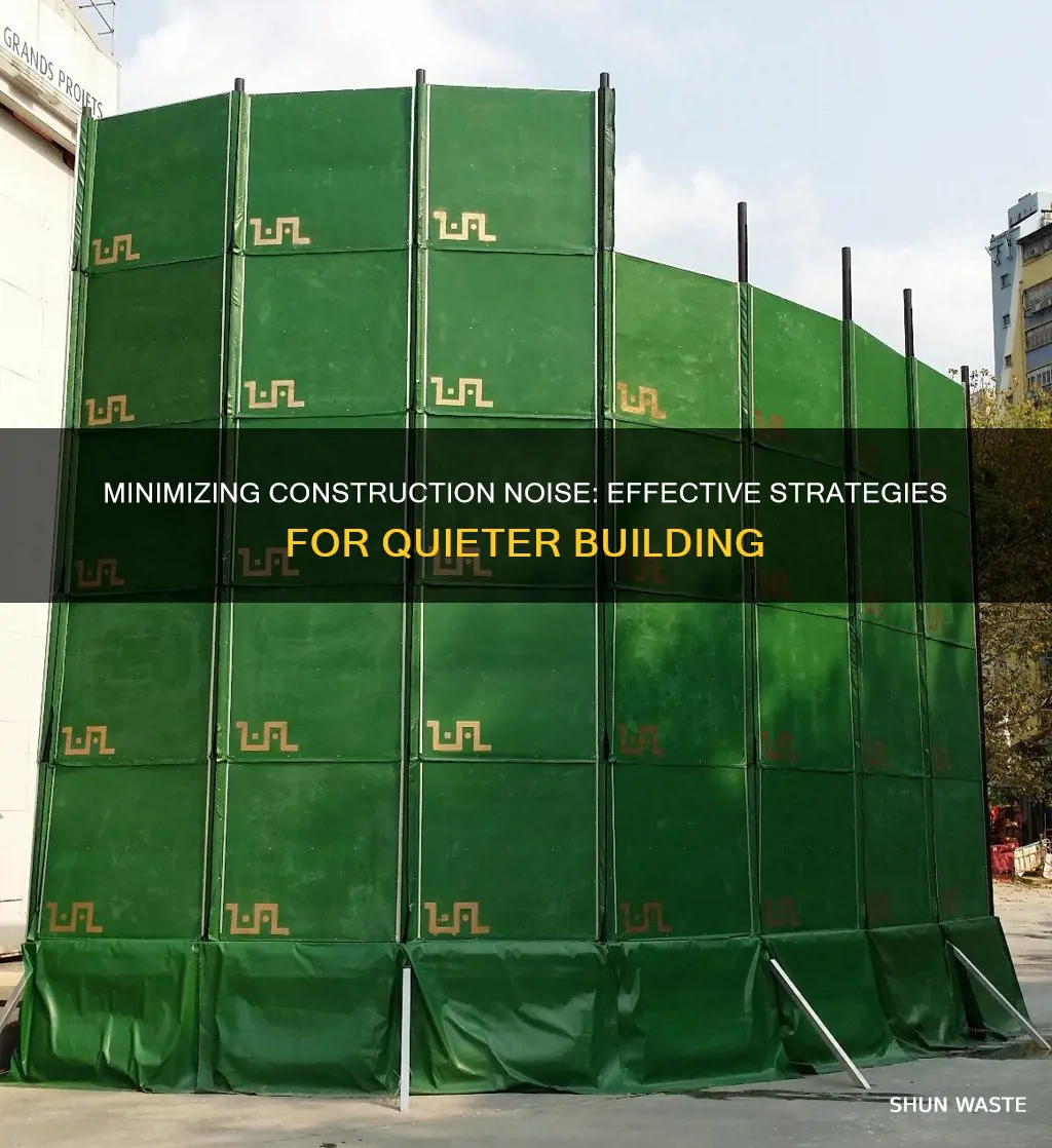 how to reduce construction noise pollution