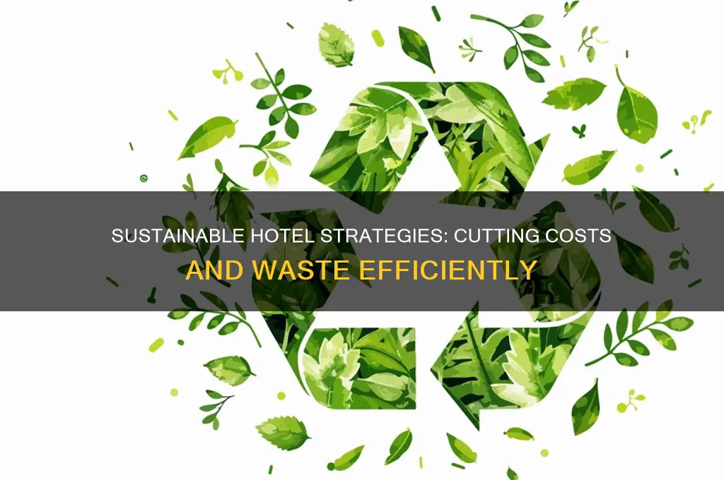 how to reduce cost and waste in a hotel