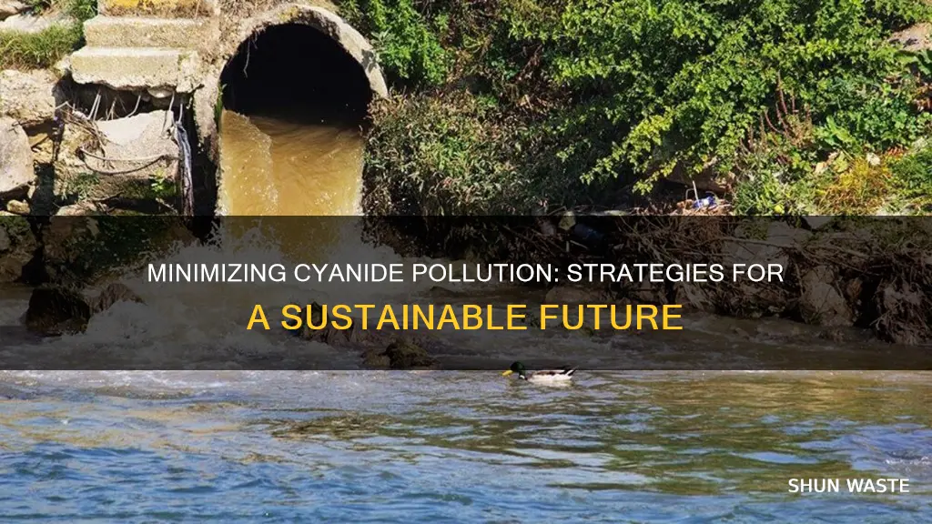 how to reduce cyanide pollution