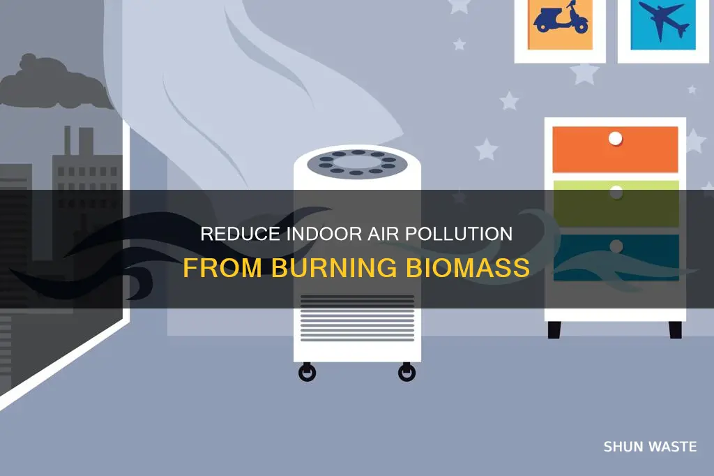 how to reduce effects indoor air pollution burning biomass