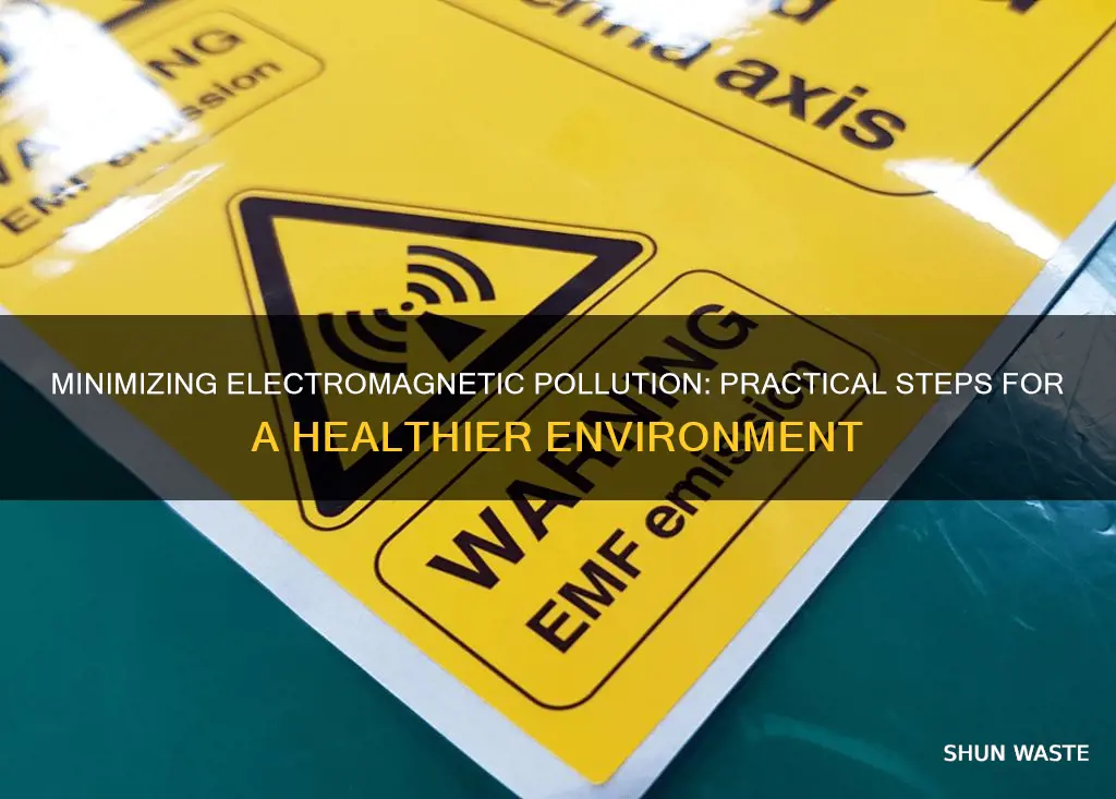 how to reduce electromagnetic pollution