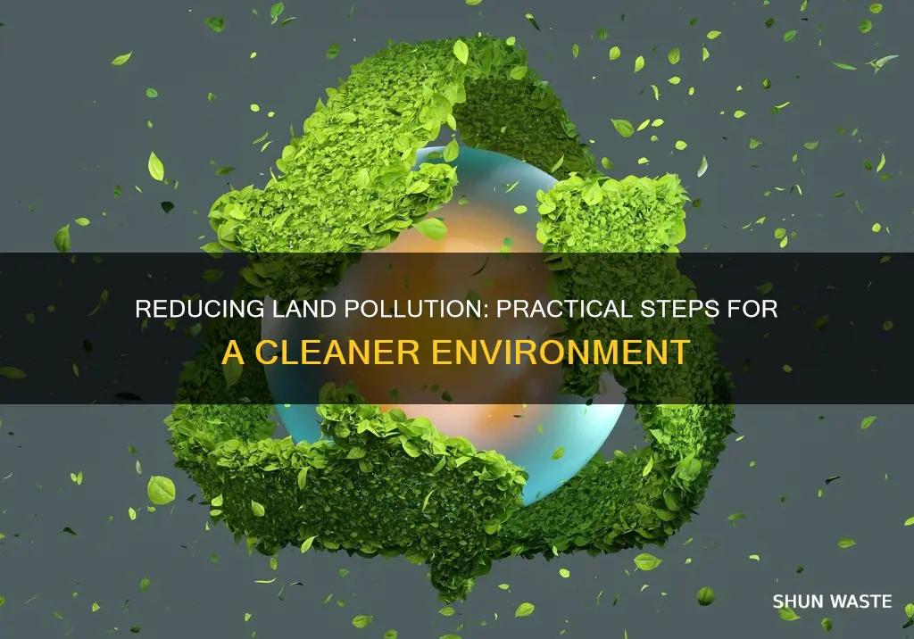 how to reduce land pollution