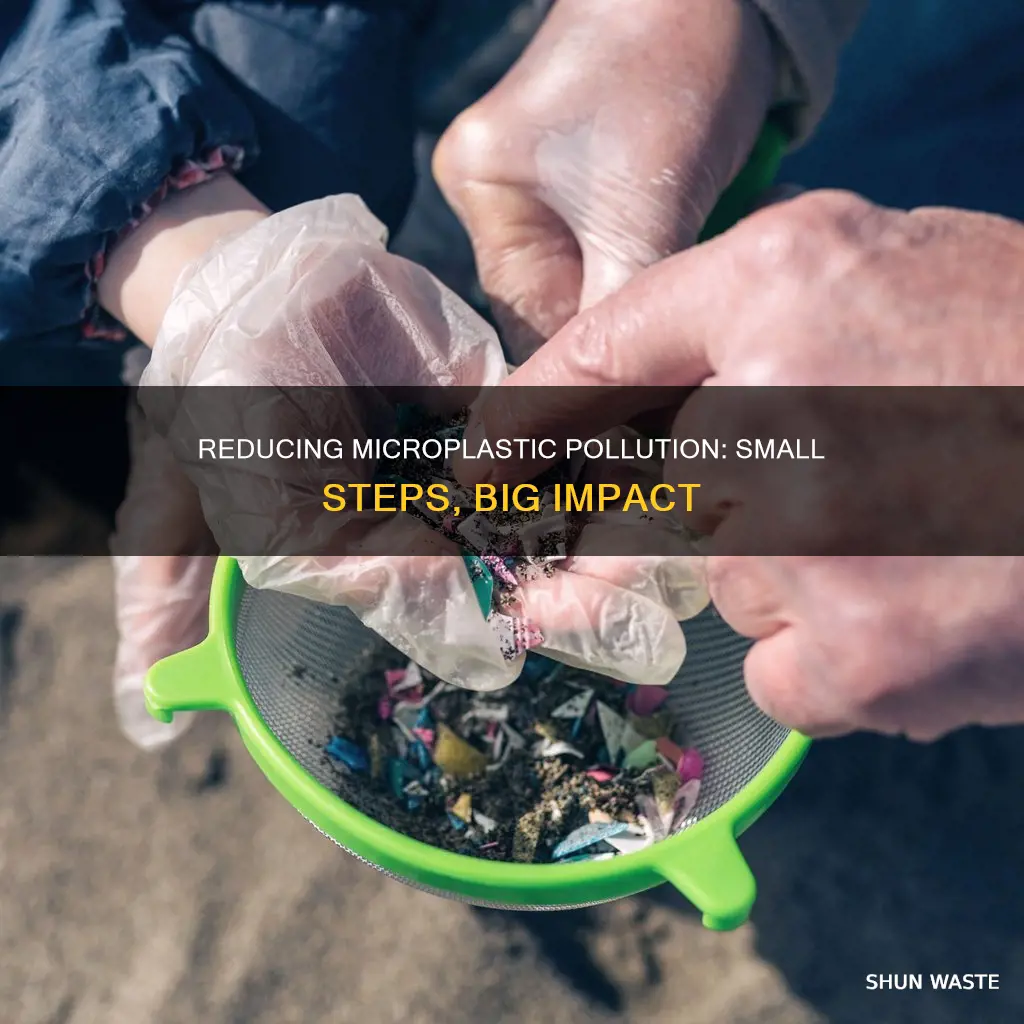 how to reduce microplastic pollution