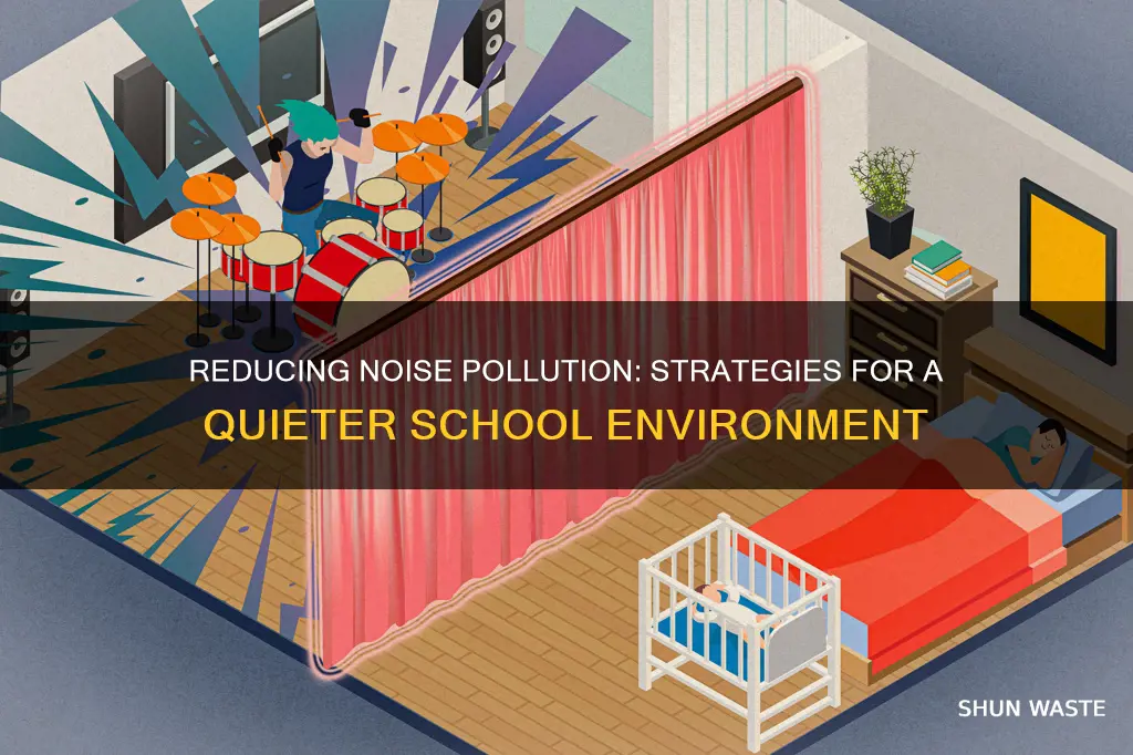 how to reduce noise pollution at school