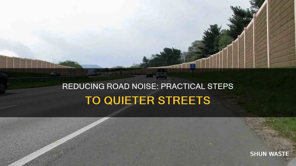 how to reduce noise pollution on roads