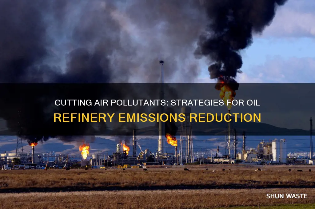 how to reduce oil refineries air pollutants