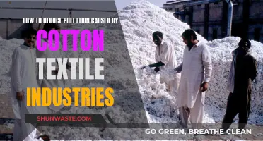 Reducing Pollution from Cotton Textile Industries