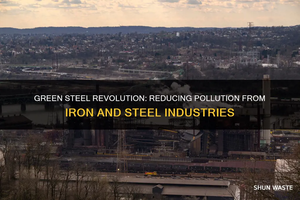 how to reduce pollution caused by iron and steel industry