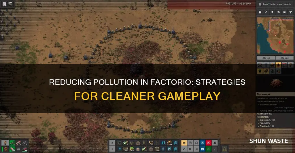 how to reduce pollution factorio